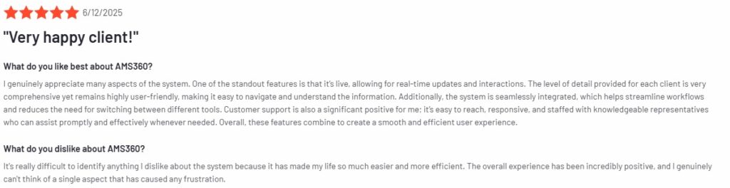 Ams 360 review 1